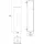 EMCO Asis Pure WC-Modul 73 x 17 cm Weiß MDF