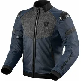 RevIt! Revit Action H2o Motorrad Textiljacke, schwarz/dunkelblau, S
