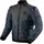 RevIt! Revit Action H2o Motorrad Textiljacke, schwarz/dunkelblau, S