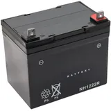 SECURA Batterie 12V 22Ah (+ Pol Rechts) kompatibel mit Kubota GR2100 Rasentraktor