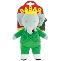 JEMINI 024384 Babar Plüschtier Elefant +/- 20 cm, Grün