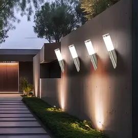 GLOBO 4x RGB LED Wand- und Außenleuchte mit Bewegungsmelder