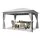 TOOLPORT Gartenpavillon 3 x 4 m inkl. Seitenteile stone