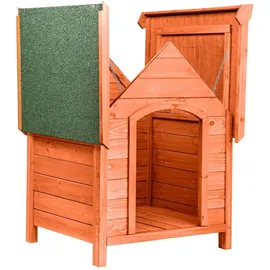 Tectake Hundehütte Bailey Braun 72 x 65 x 83 cm