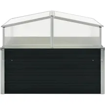 vidaXL Gewächshaus 100 x 100 x 77 cm Anthrazit