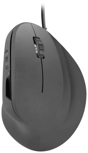 SpeedLink Piavo Ergonomische Maus USB Optisch Schwarz 6 Tasten 800 dpi, 1200 dpi, 1600 dpi, 2400 dpi