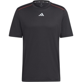 adidas IB7901 WO Base Logo T T-Shirt Herren Black/TRANSPARENT Größe S