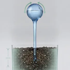 Relaxdays Bewässerungskugel blau