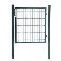 Home Deluxe Doppelstabmatten Gartentor Portarius 1,4 m anthrazit