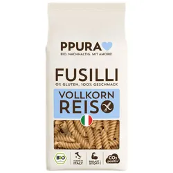 Ppura Vollkornreis Fusilli glutenfrei 400 g
