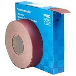 Korund Schleifbandrolle Gewebe SBR Breite 50mmxLänge 50m A120 für universelle Anwendung