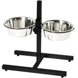 Nobby 72833 Hundenapfständer. inklusiv 2 Näpfen 2 x 2.80 ltr. Ø25 cm