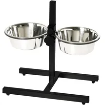 Nobby 72833 Hundenapfständer. inklusiv 2 Näpfen 2 x 2.80 ltr. Ø25 cm