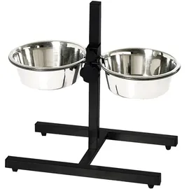 Nobby 72833 Hundenapfständer. inklusiv 2 Näpfen 2 x 2.80 ltr. Ø25 cm