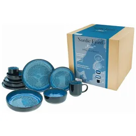 CreaTable Nordic Fjord Kombiservice 10-tlg. blau
