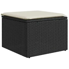 vidaXL Garten-Lounge-Set 9-tlg. schwarz