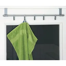 kompatible Ware Garderobenhaken Türgarderobe 5 Haken Silber