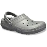 Crocs Classic Lined Clog Hausschuh (Größe 38 , grau)