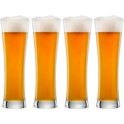 SCHOTT ZWIESEL Serie BEER BASIC Weizenbierglas Weißbierglas 4 Stück 0,5 Liter