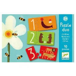 Puzzle Duo Zahlen 20 Teile