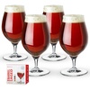 4-teiliges Kraftbier-Glas-Set, Barrel Aged Beer, Biergläser, Kristallglas, 0,5 Lr, Craft Beer Glasses, 4991380