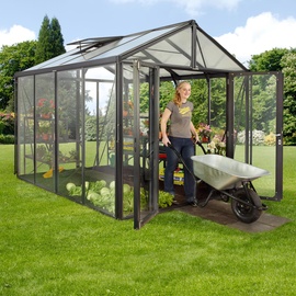 Vitavia Zeus Comfort 8100 Alu schwarz ESG 3 mm/Dach HKP 10 mm 8,1 m2
