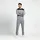 Select Oxford Sweatshirt Grau/Schwarz L