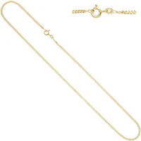 Goldkette JOBO Halsketten Gr. Gelbgold 333, Länge: 60 cm, goldfarben (gelbgold 333) Damen Goldketten Panzerkette 333 Gold 60 cm 2,1 mm