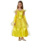 dressforfun Kostüm Mädchenkostüm Prinzessin Belle, Schönes Prinzessinnenkleid im Seidenlook gelb 104 (3-4 Jahre) | 104 (3-4 Jahre)