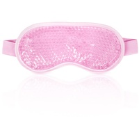 ACWOO Augenmaske Kühlend Kühlbrille, Cooling Eye Mask für Heiße Kältetherapie Geschwollene und Müde Augen, Augenringe, Migräne(B-Rosa)