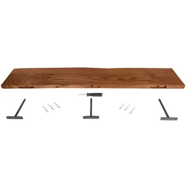 Sam Wandregal 130 x 20 cm Nussbaum