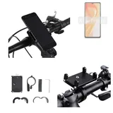 K-S-Trade Smartphone-Halterung für Cubot P90, (Handyhalterung das Fahrrad Halter Lenkstange Fahrradhalterung) schwarz