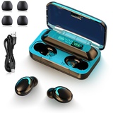 yummici Bluetooth Kopfhörer Ohne Kabel - Kopfhörer Kabellos Bluetooth In Ear Kopfhörer Bluetooth Ip7 Wasserdicht Kopfhörer Kabellos Bluetooth 5.1 Kopfhörer In Ear Kopfhörer Bluetooth Noise Cancelling