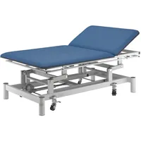 Bobathliege Pro Power mit Kopfteil, Bobath Vojtaliege, Bobath Gymnastikliege, elektrische Bobathliege, Sport-Tec Profi medizinische Vojta-Bobath Liege, Taubenblau
