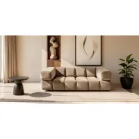 Fun Möbel SOFA 3-sitzer Blanche In Bluvel