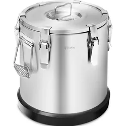 Royal Catering Thermobehälter Edelstahl - 15 L -  - Gummiboden