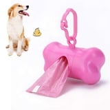 Zongha Hundebeutel Kotbeutel Für Hunde Hund Poo Bin Hund Wandertasche Hundetaschen für Poo-Taschen Cat Poo Taschen Dog Poop Bags Rolls Poo Taschen pink