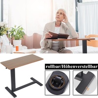Rollbar Betttisch Laptoptisch Notebooktisch Pflegetisch Tisch Höhenverstellbar