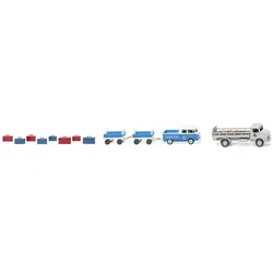 Transport Set Beginn des Jet Zeitalters Modell von WIKING 1:87