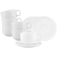 SELTMANN WEIDEN Milchkaffeetasse 0,35 l Weiß 6 St.