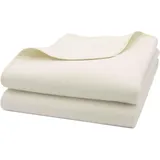 ZOLLNER Umzugsdecke,, 2er-Set 100, Baumwolle, 100x200 cm, Weiß,