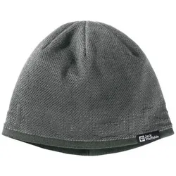 JACK WOLFSKIN Herren Mütze BRAND BEANIE, cool grey, ONE SIZE