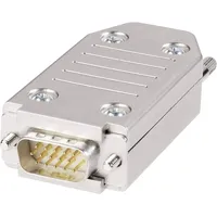Knorr Tec 10040010 D-SUB Stecker 180° Polzahl: 15 Zugfeder