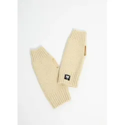 Blutsgeschwister Handstulpen Hand on Heart - old library white