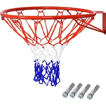 Costway Ø 45 cm Basketballring mit Netz,