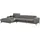 W.Schillig Eckcouch Polyester 3-Sitzer Grau