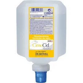 Dr. Schnell CIMOCID SENSITIVE Händedesinfektion, 500 ml - Spenderflasche EURO