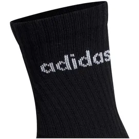 adidas Linear Crew Cushioned Socken 12er Pack Schwarz 40-42