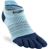 injinji Run Lightweight No-Show Toe Socks Damen 1 Paar Blau M-L