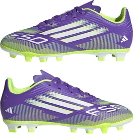adidas F50 Club FG/MG Kinder Purple Rush/Ftwr White/Lucid Lemon 30